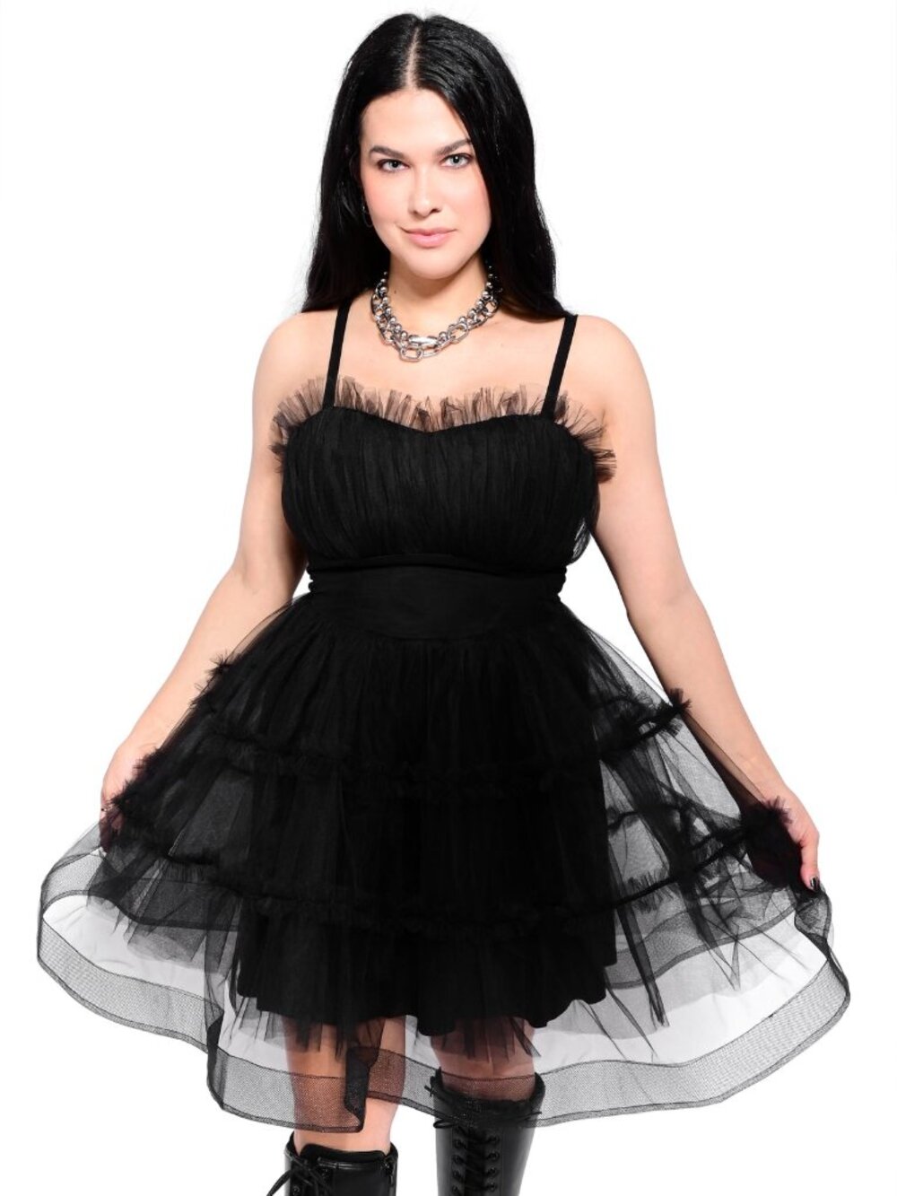 Foxblood Veronica Party Dress, XS